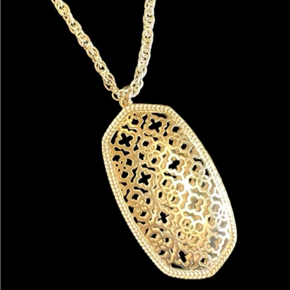Kendra Scott Gold-Plated Rae Long Pendant Necklace